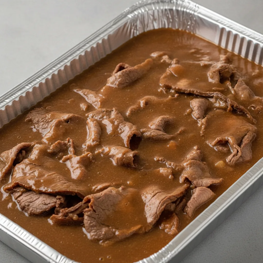Roast Beef in Gravy Full Tray Roast Beef in Gravy Full Tray