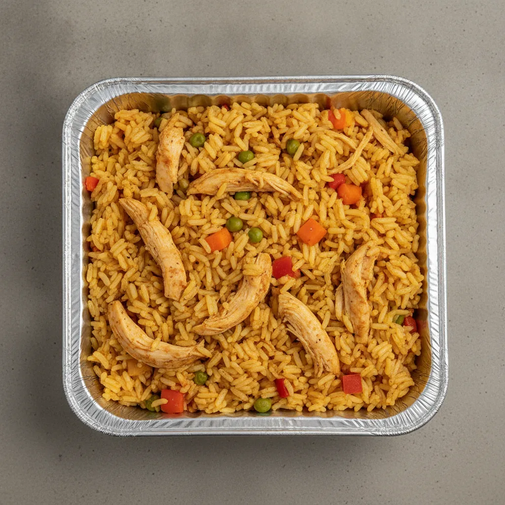 Arroz Con Pollo half Tray Arroz Con Pollo half Tray