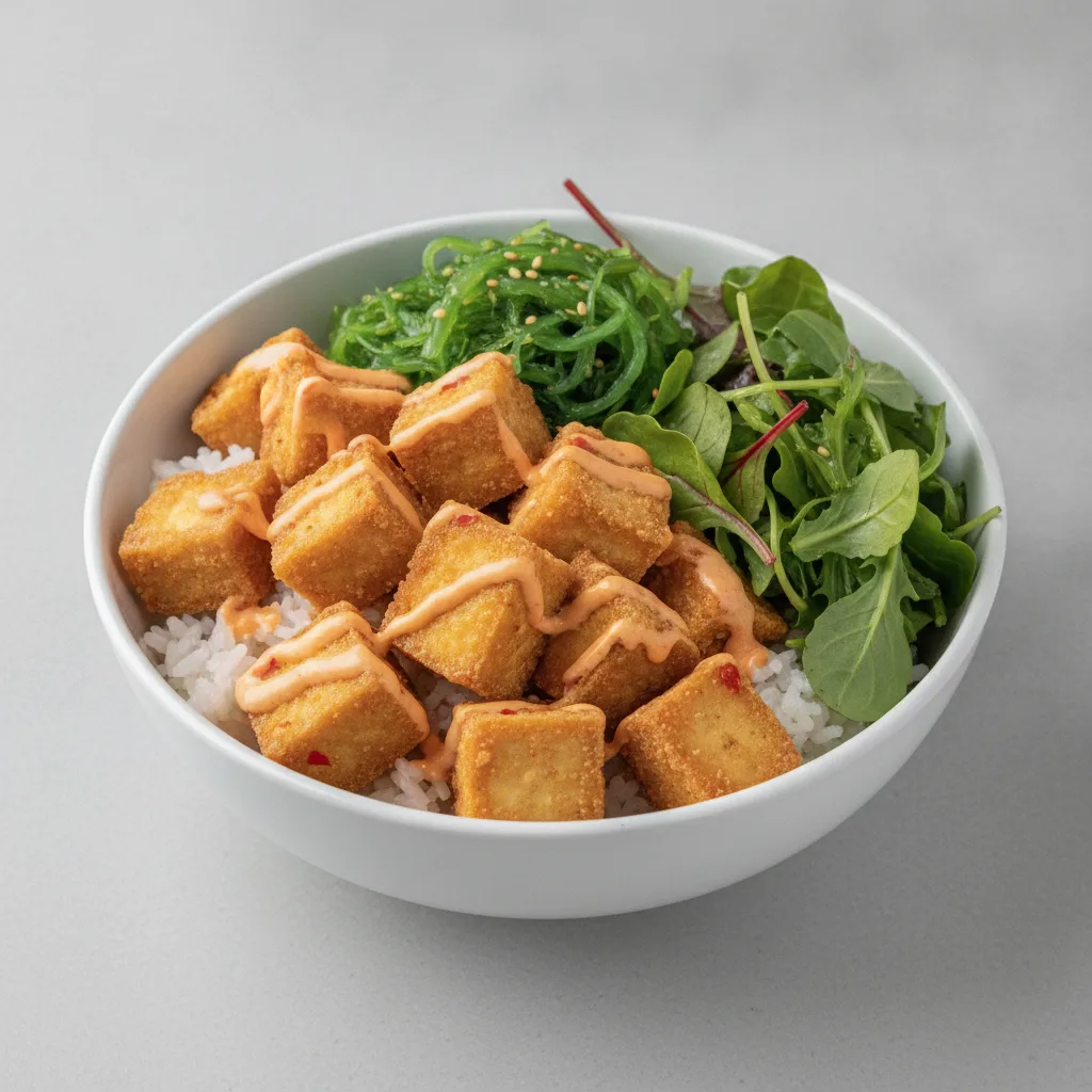 Spicy Mayo Tofu Bowl Spicy Mayo Tofu Bowl