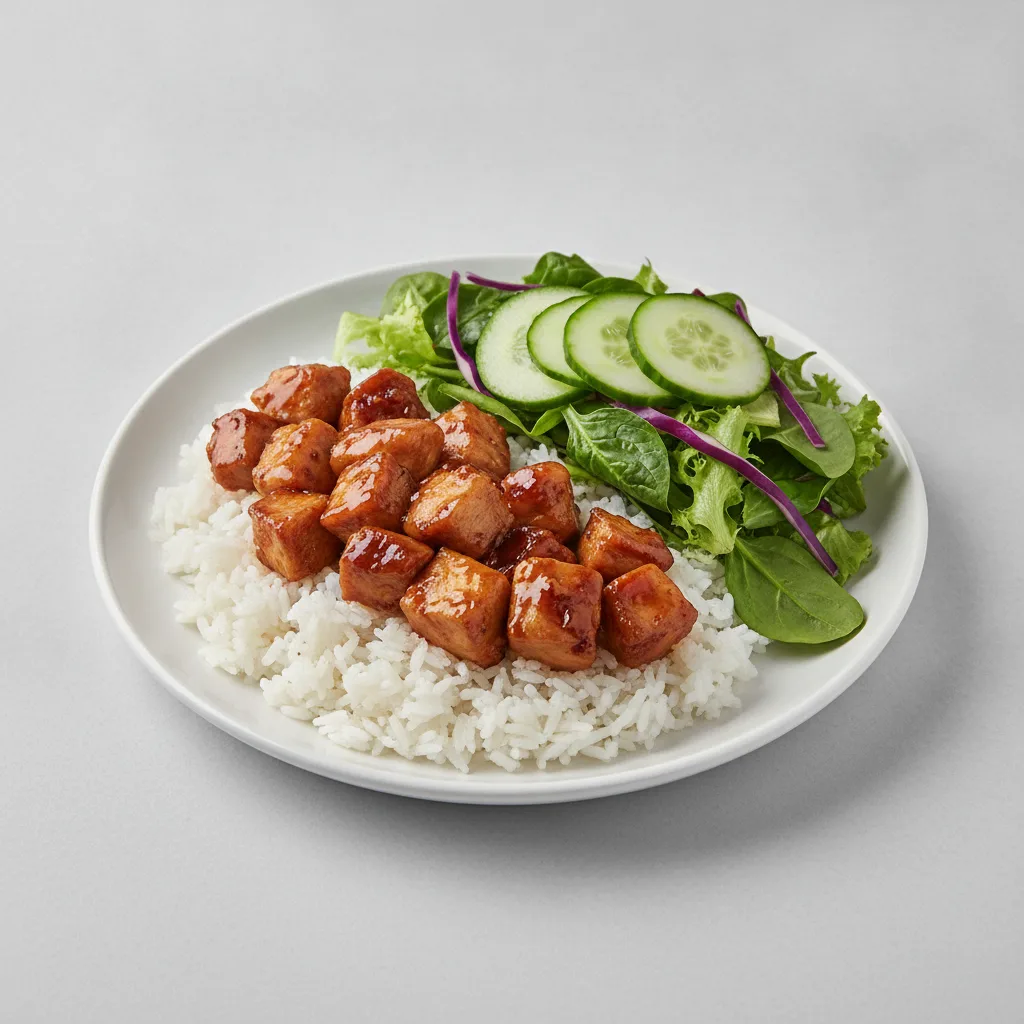 Chicken Teriyaki with Cucumber Salad Chicken Teriyaki with Cucumber Salad