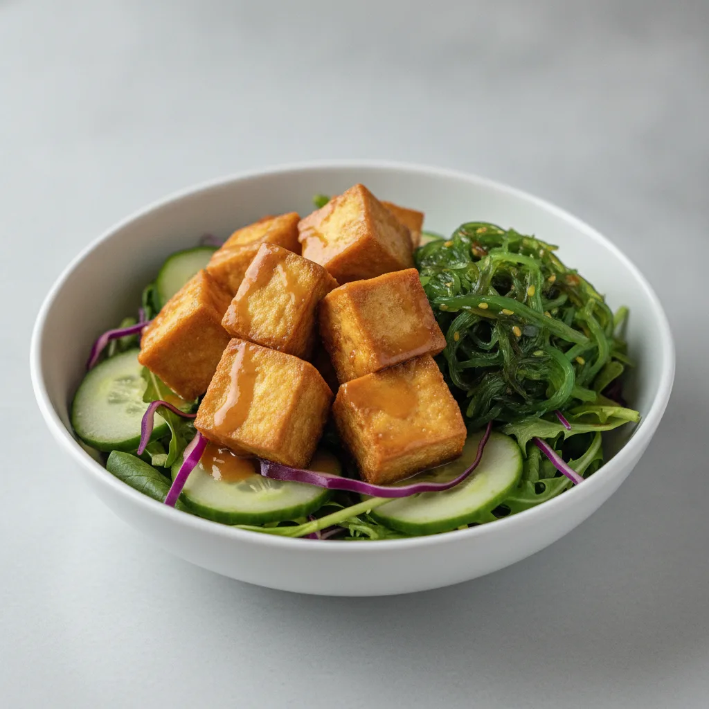 Ponzu Tofu Salad Bowl Ponzu Tofu Salad Bowl