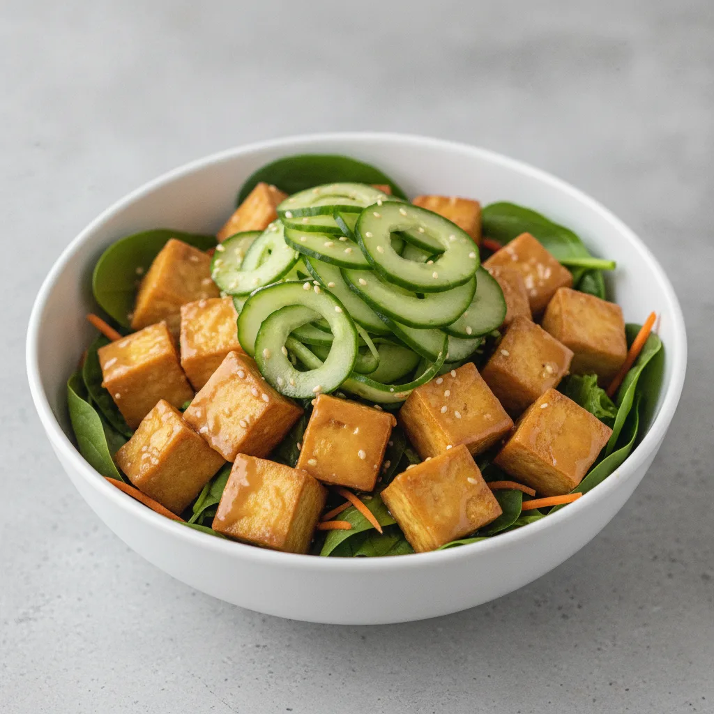 Ponzu Tofu Salad Bowl - Gluten Free Ponzu Tofu Salad Bowl - Gluten Free