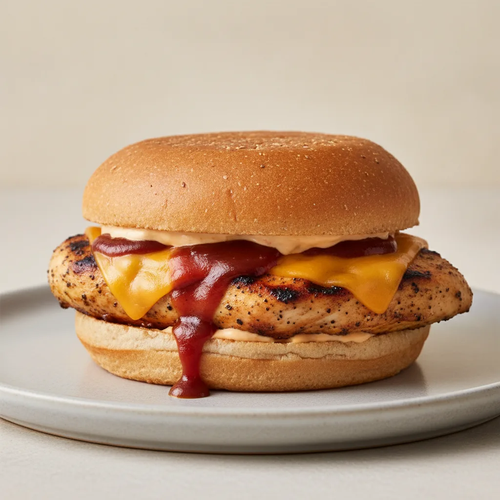 Gluten-Free BBQ Smokehouse Chicken Sandwich Gluten-Free BBQ Smokehouse Chicken Sandwich