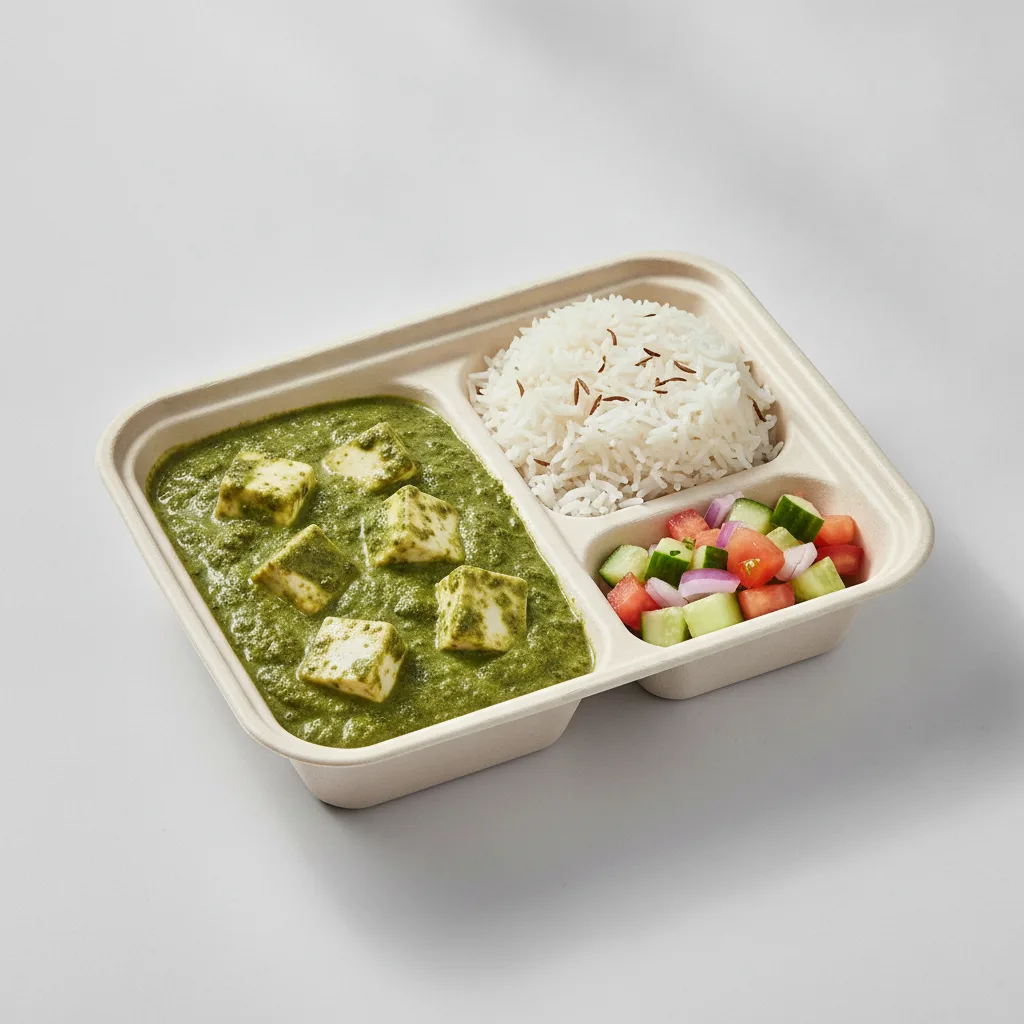 Paneer Saag Boxed Lunch Paneer Saag Boxed Lunch