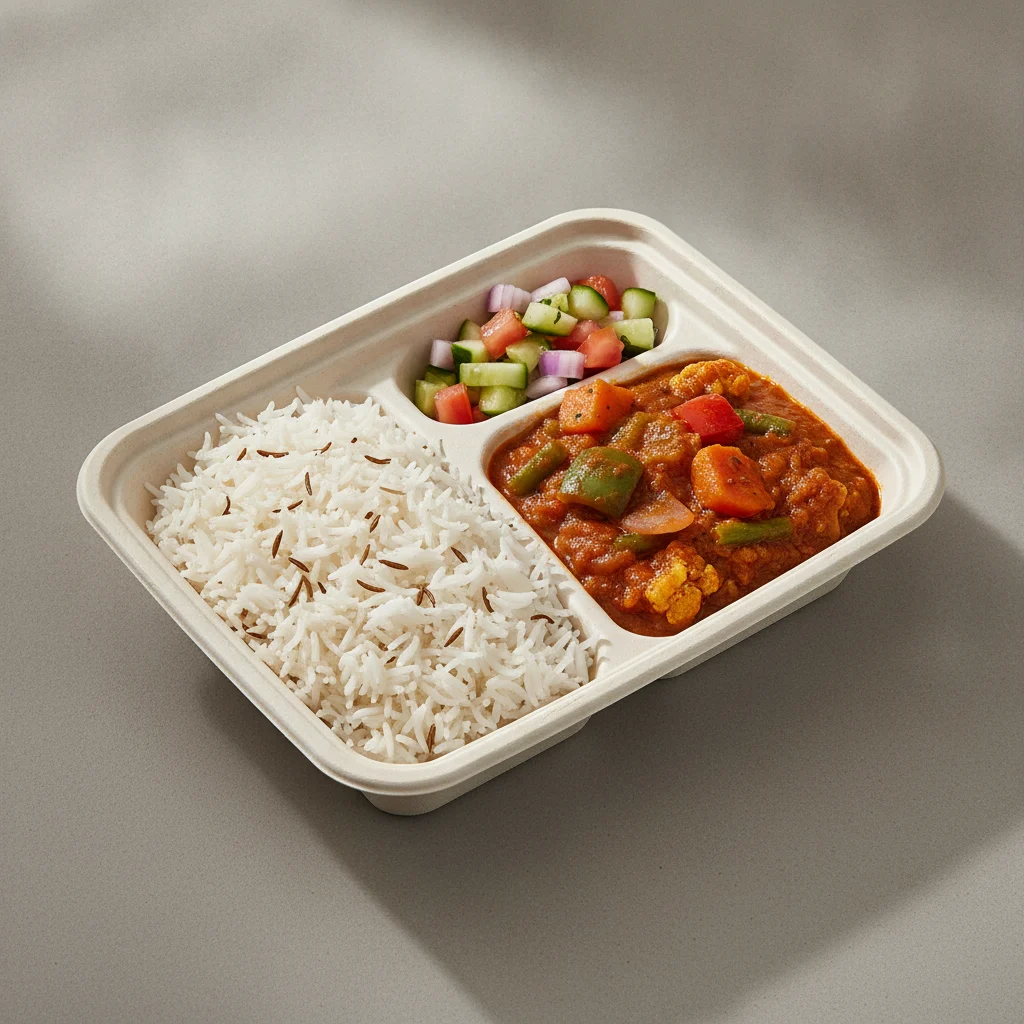 Veg Jalfrezi Boxed Lunch Veg Jalfrezi Boxed Lunch