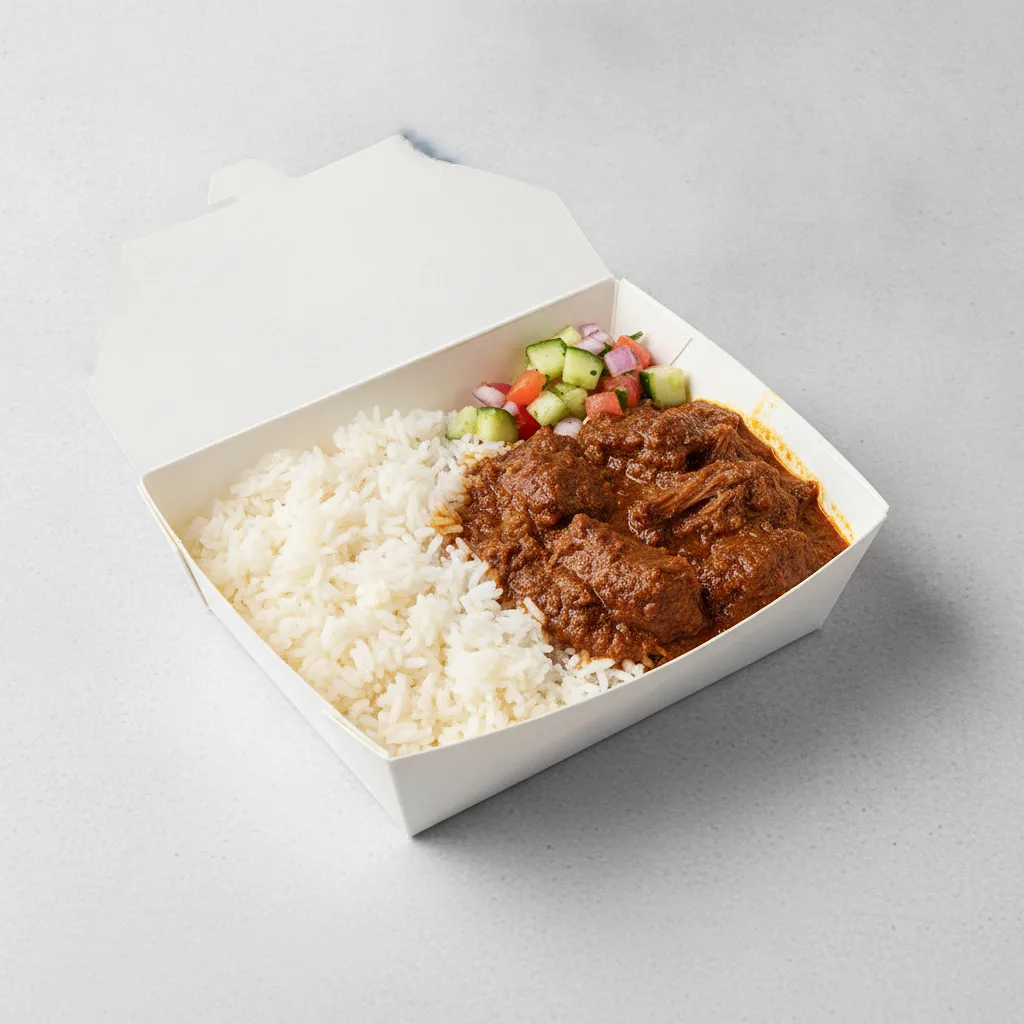 Kaala Brisket Curry Boxed Lunch Kaala Brisket Curry Boxed Lunch