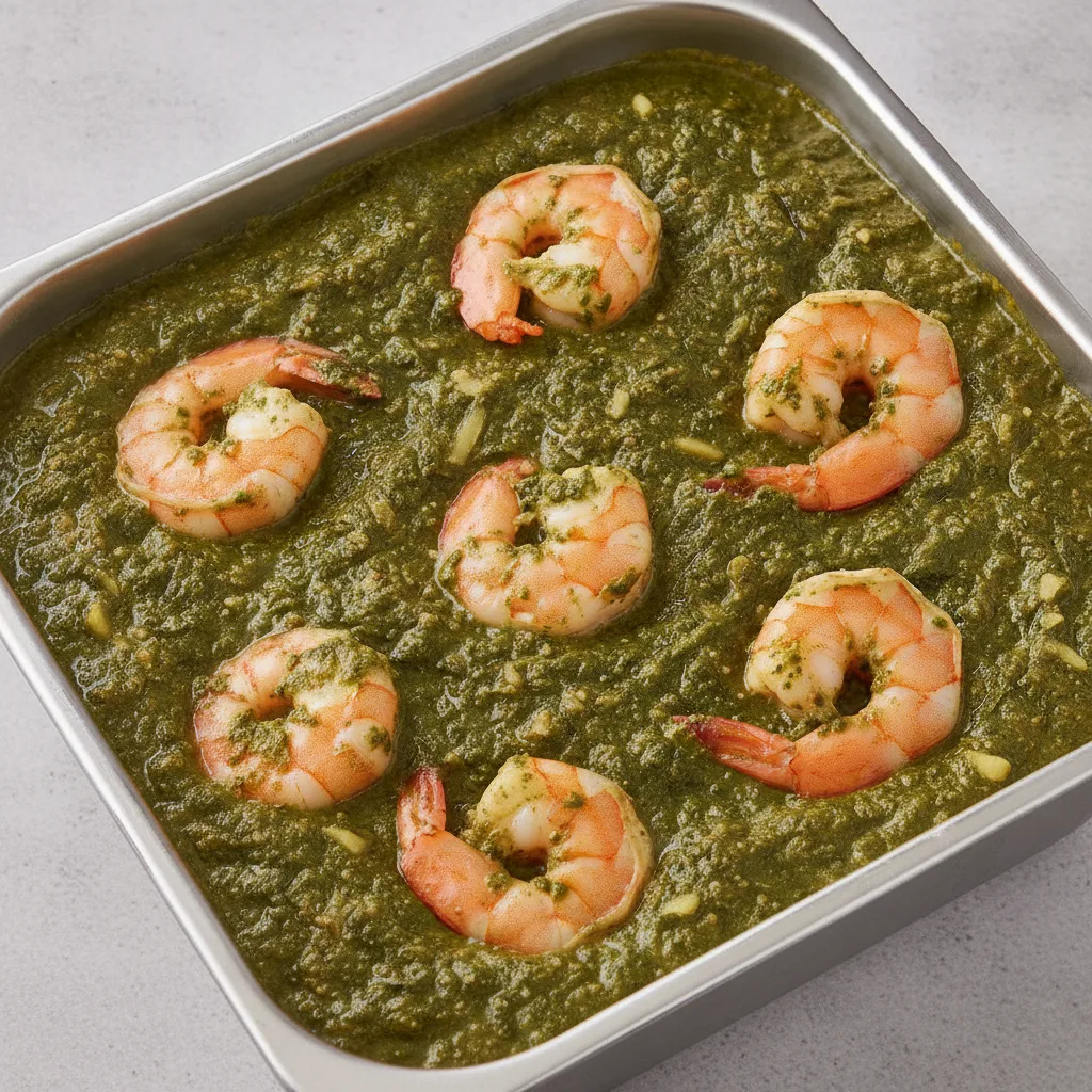 Shrimp Saag Shrimp Saag