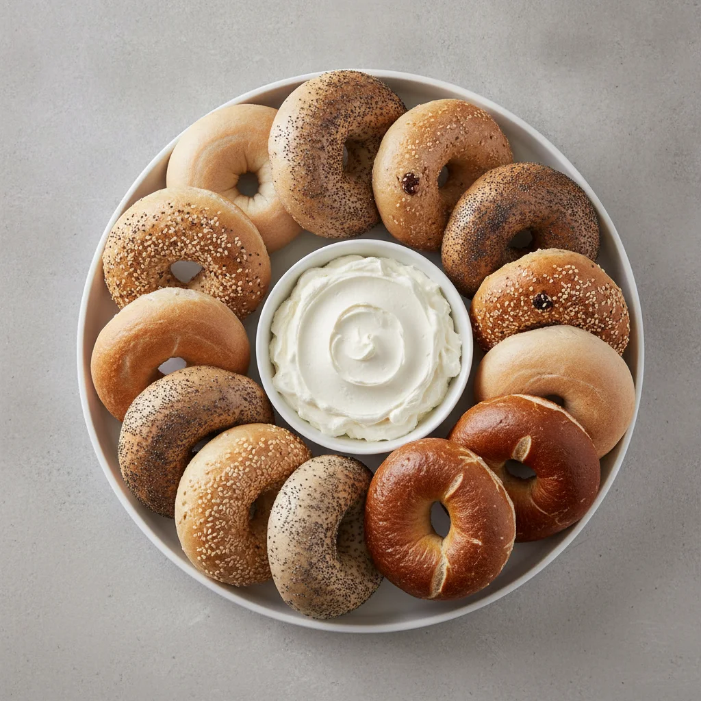 Bagel and Cream Cheese Platter