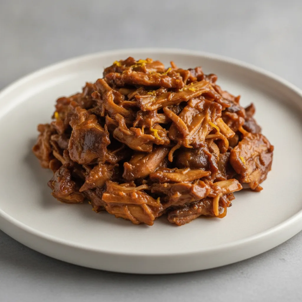 Citrus BBQ Pulled Mushrooms