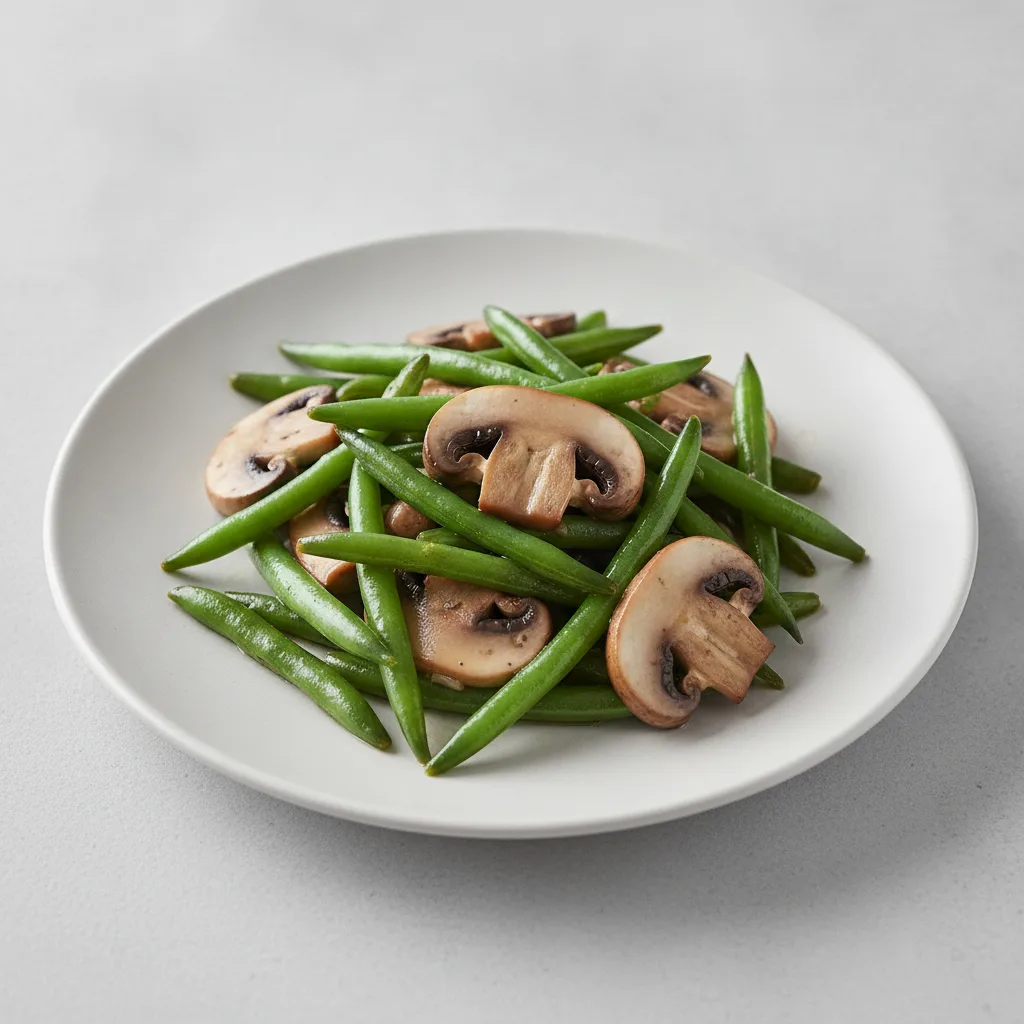 Green Beans and Cremini Mushrooms - Small