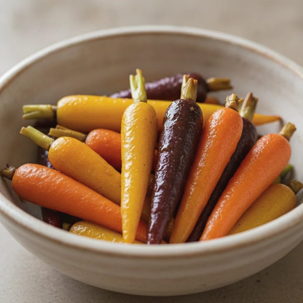 Honey Glazed Baby Heirloom Carrots - Small