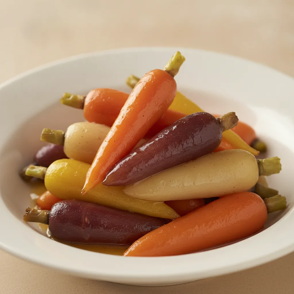 Honey Glazed Baby Heirloom Carrots - Large