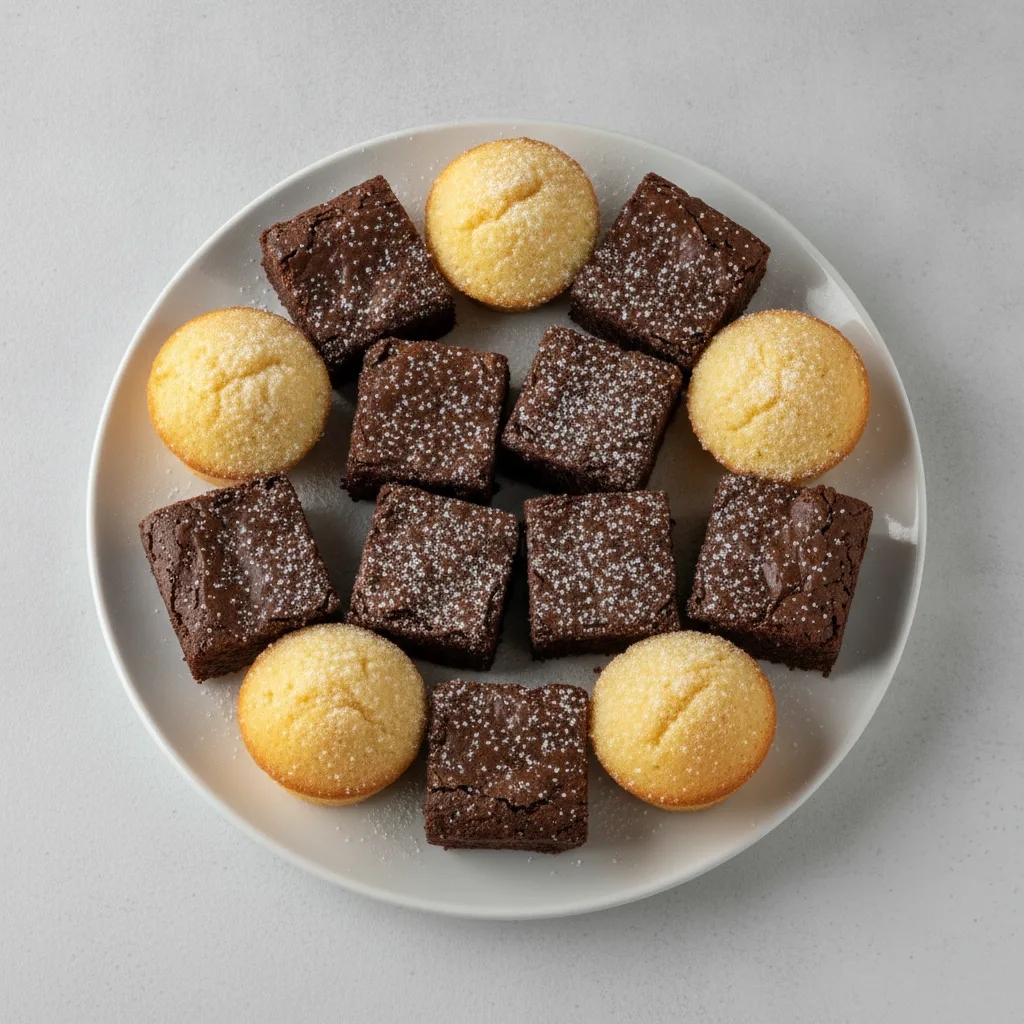 Brownie and Cake Bites Brownie and Cake Bites