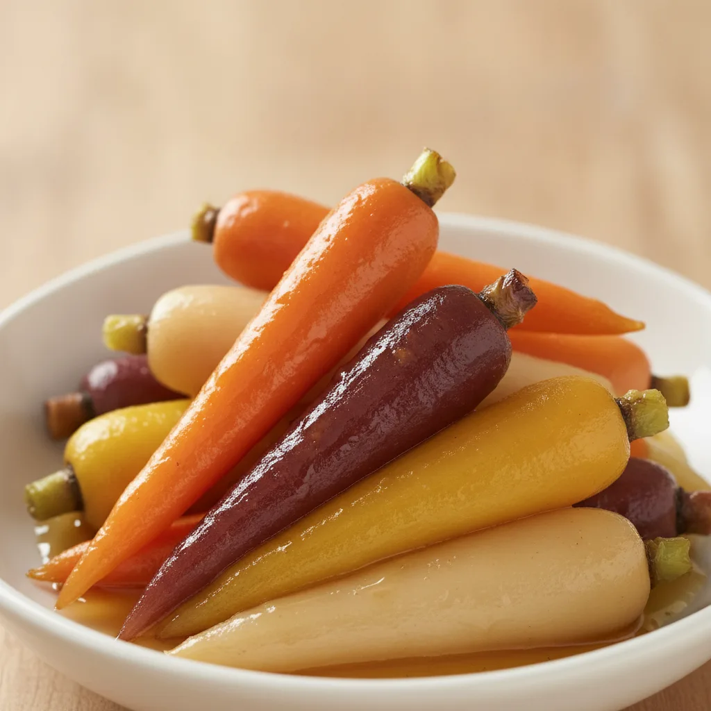 Honey Glazed Baby Heirloom Carrots - Large Honey Glazed Baby Heirloom Carrots - Large