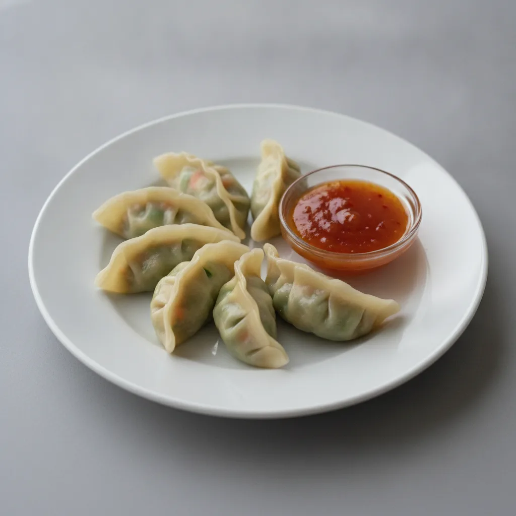 Vegetable Dumplings and Sweet Chili Vegetable Dumplings and Sweet Chili