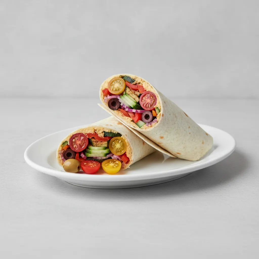 Medi Veggie Wrap (Platter) Medi Veggie Wrap (Platter)