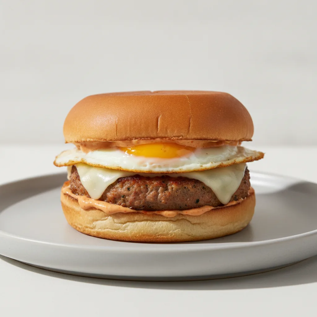 Breakfast Sando - Turkey Sausage