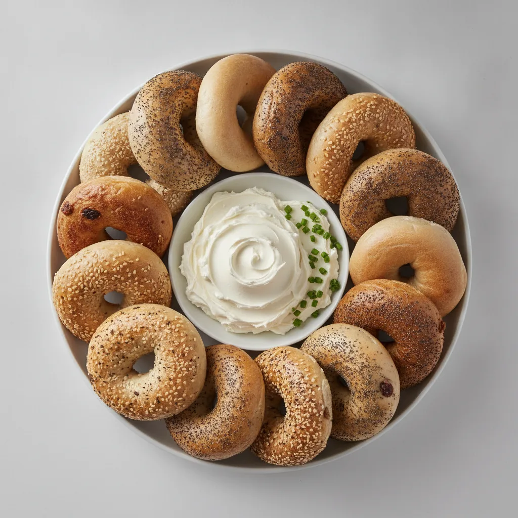 Bagel and Cream Cheese Platter