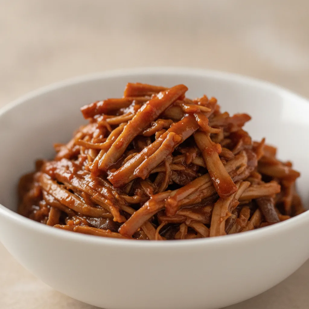 Citrus BBQ Pulled Mushrooms