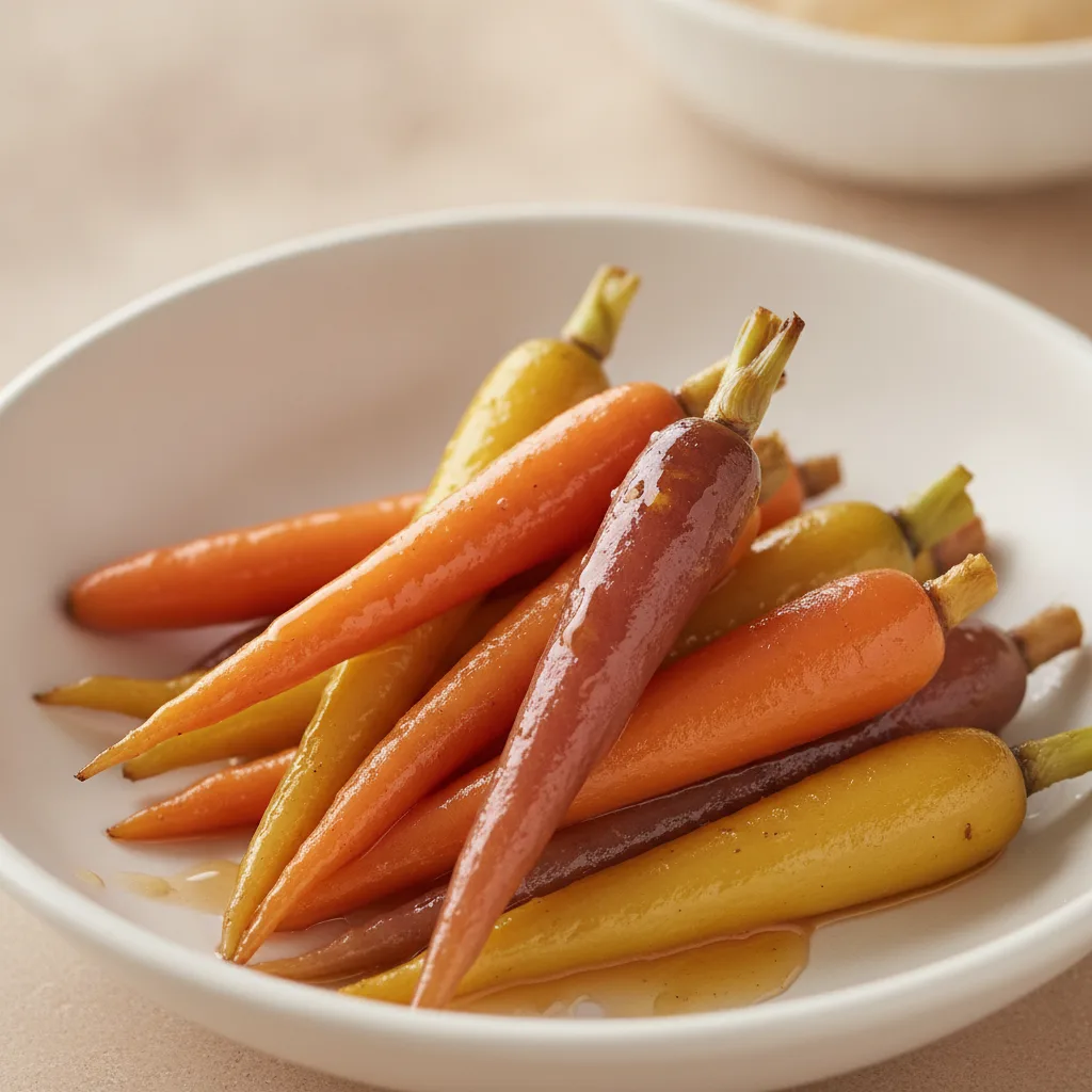 Honey Glazed Baby Heirloom Carrots - Small