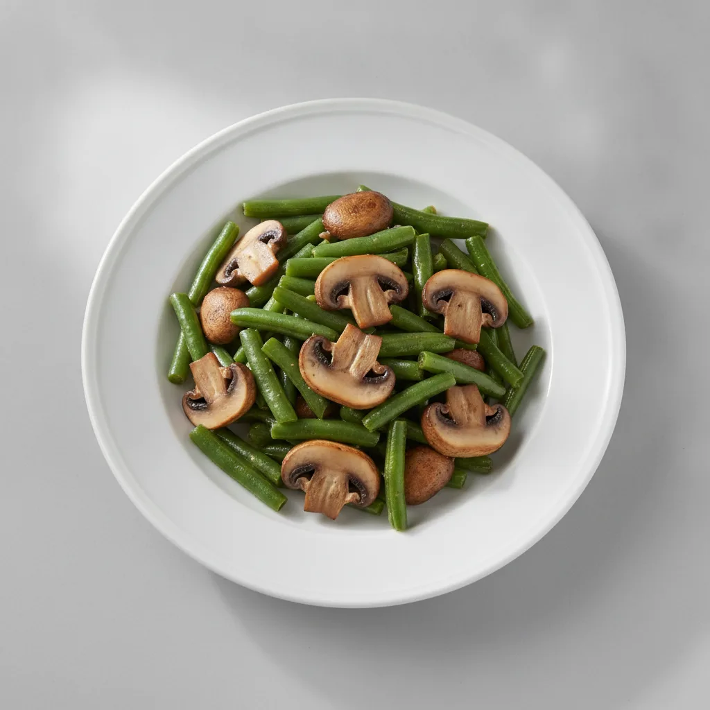 Green Beans and Cremini Mushrooms - Large