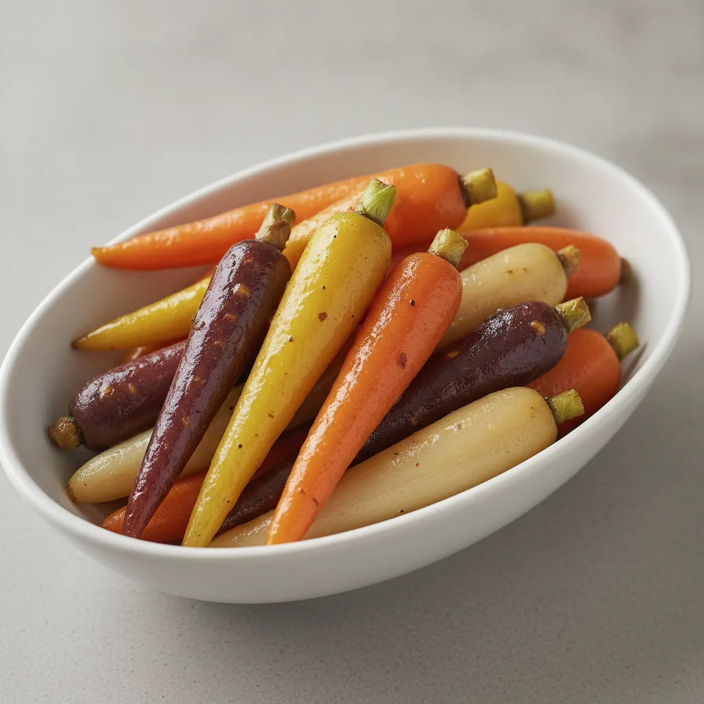 Honey Glazed Baby Heirloom Carrots - Large