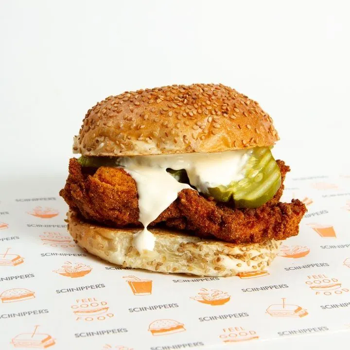 Sandwich Platter - Crispy Chicken Fillet on a Really Good Seeded Roll