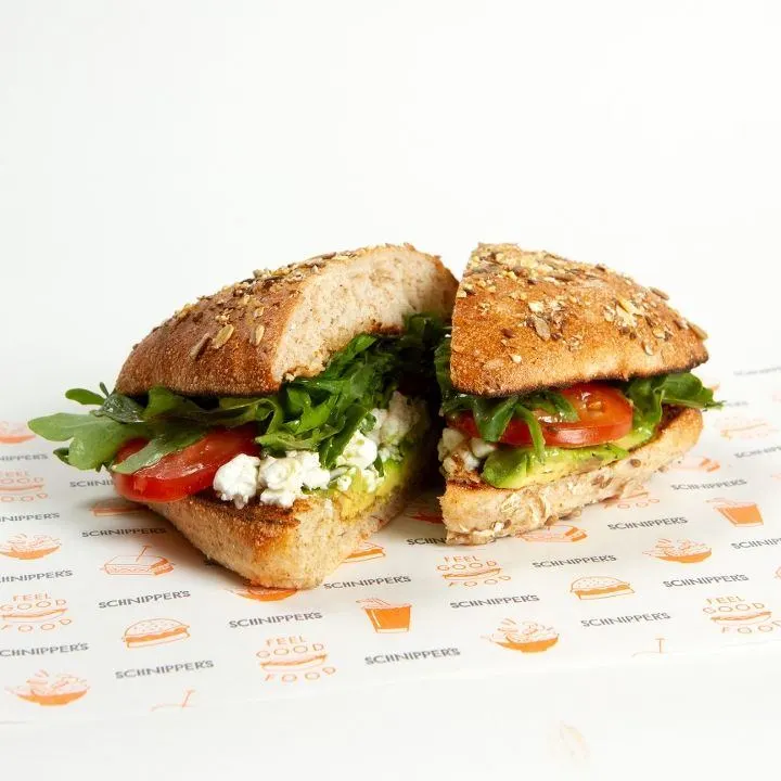 Sandwich Platter - Veggie and Goat Cheese Sandwich