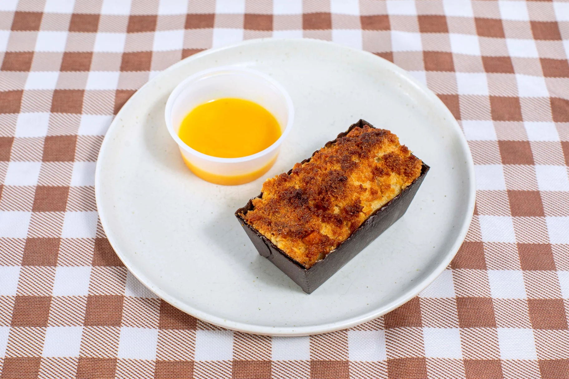White Chocolate & Macadamia Nut Bread Pudding