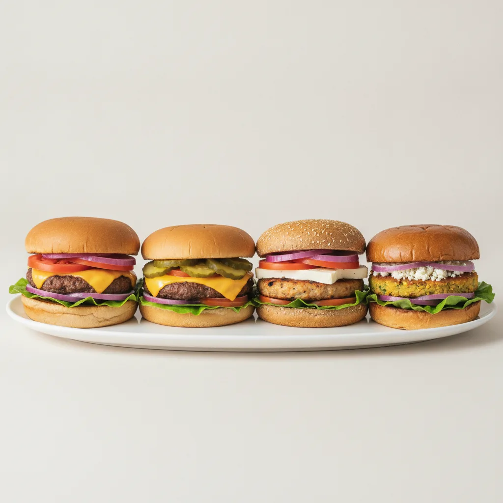 Mixed Burger Platter Mixed Burger Platter