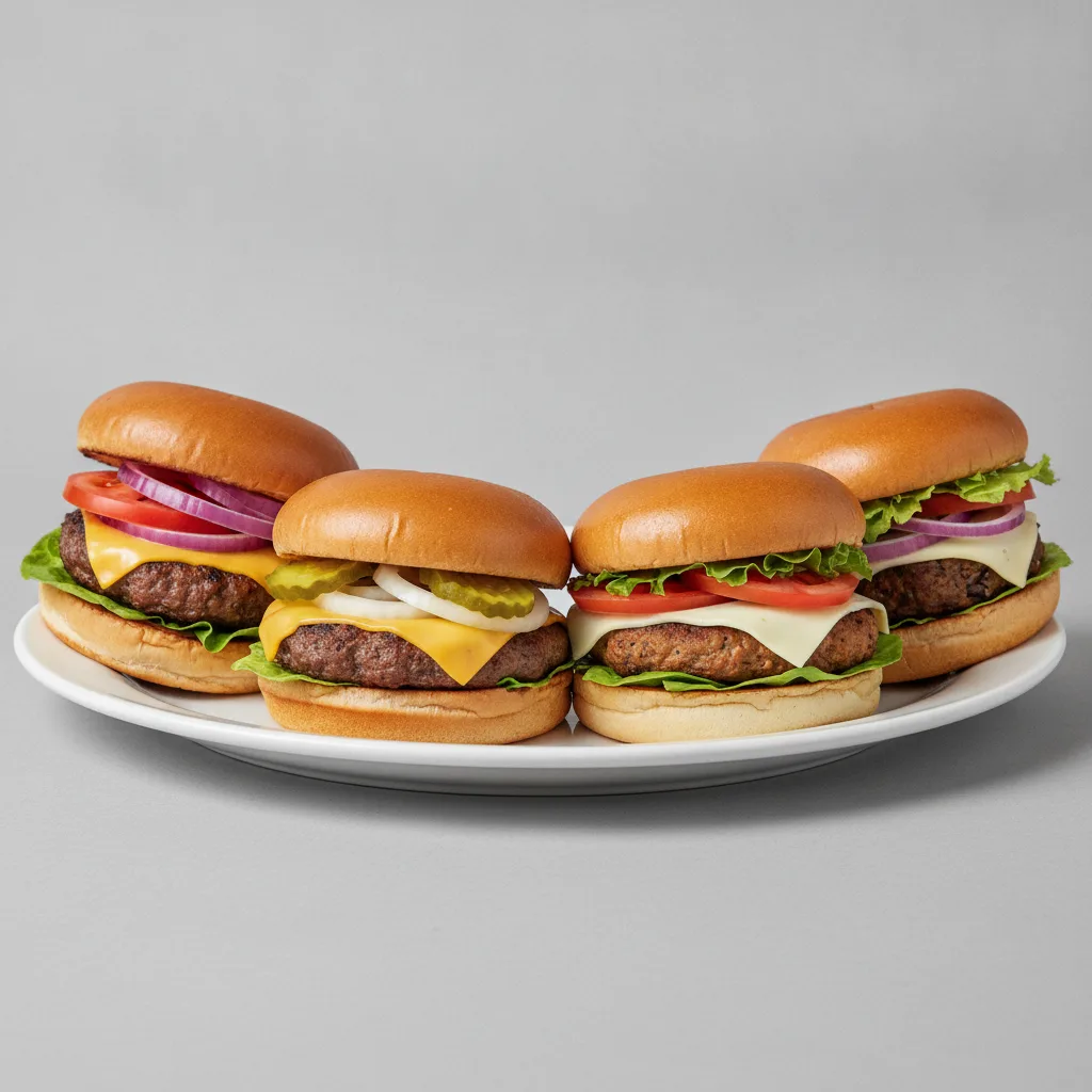 Mixed Burger Platter Mixed Burger Platter