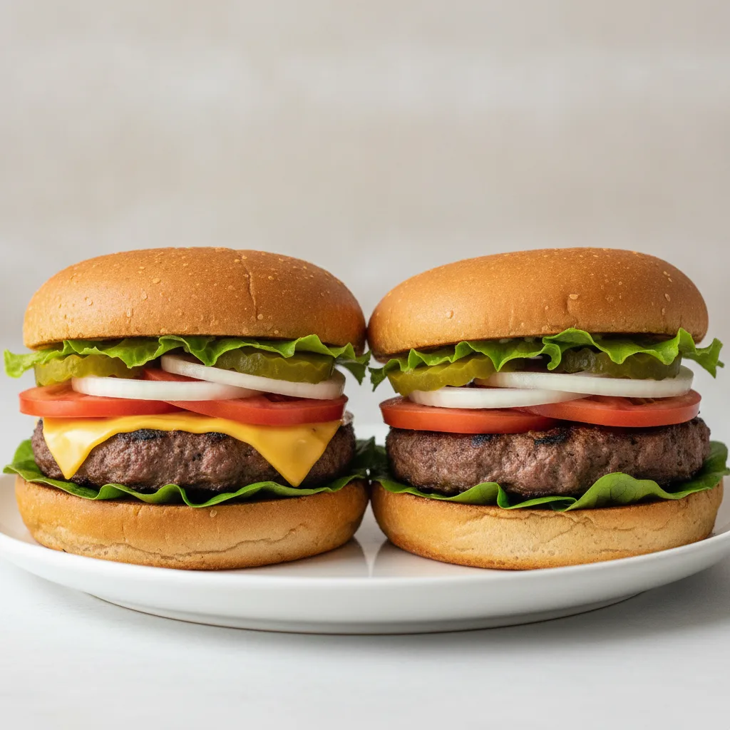 Classic Burger Platter (Gluten-Free Bread) Classic Burger Platter (Gluten-Free Bread)