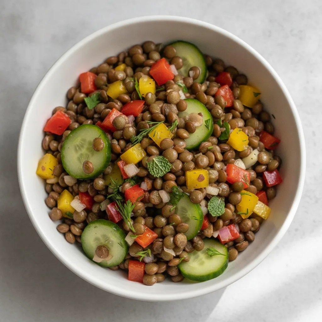 French Lentils with Vegetables (Cold) French Lentils with Vegetables (Cold)