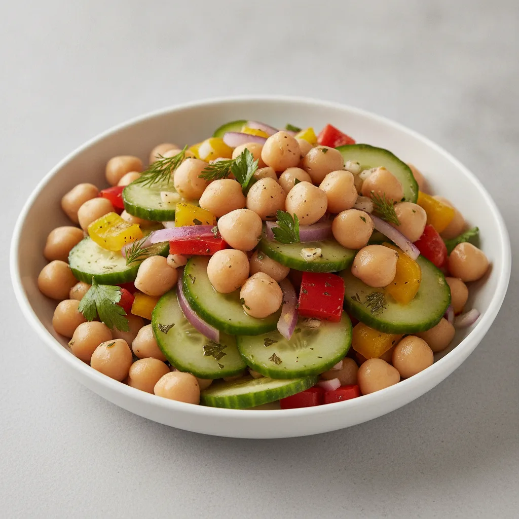 Garbanzo Salad with Vegetables (Cold) Garbanzo Salad with Vegetables (Cold)