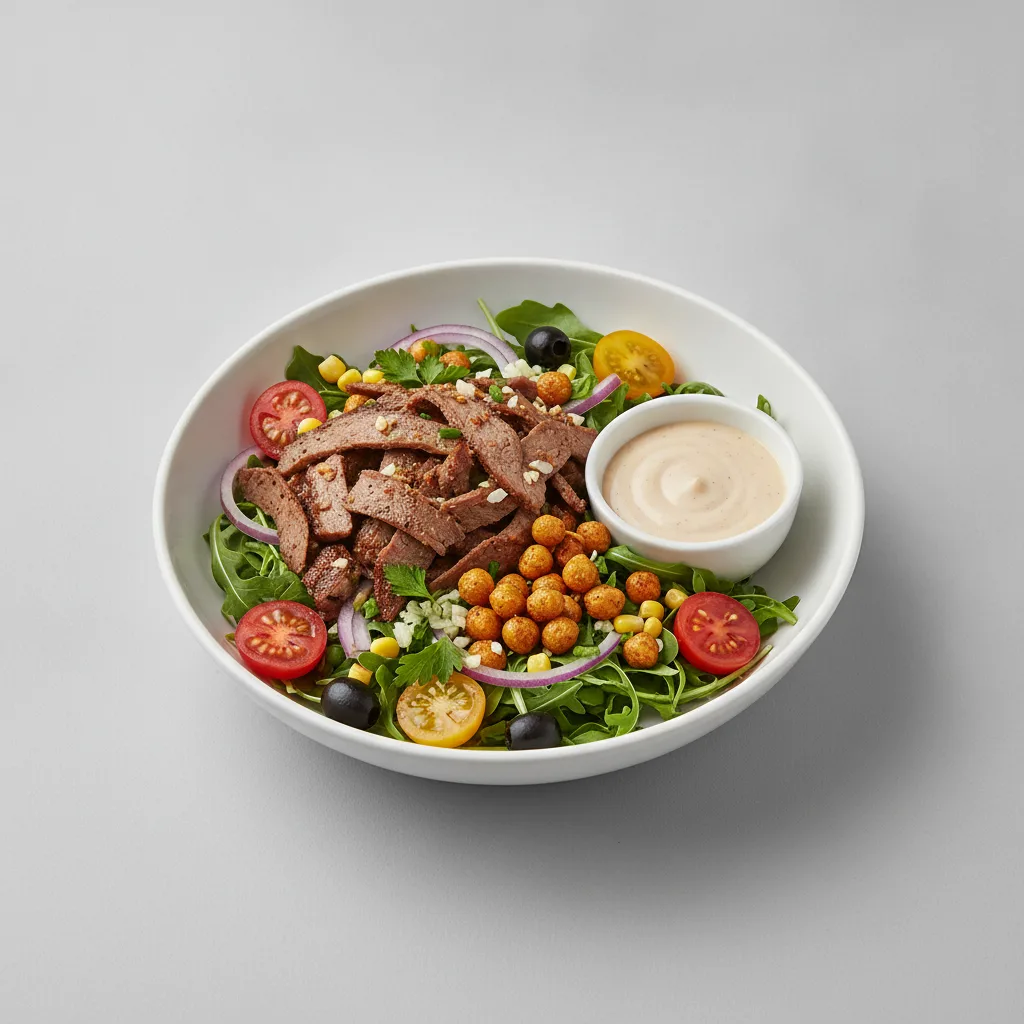 Gyro Salad Bowl with House Dressing Gyro Salad Bowl with House Dressing