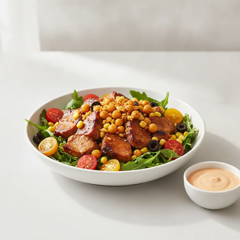 Pork Salad Bowl with House Dressing Pork Salad Bowl with House Dressing