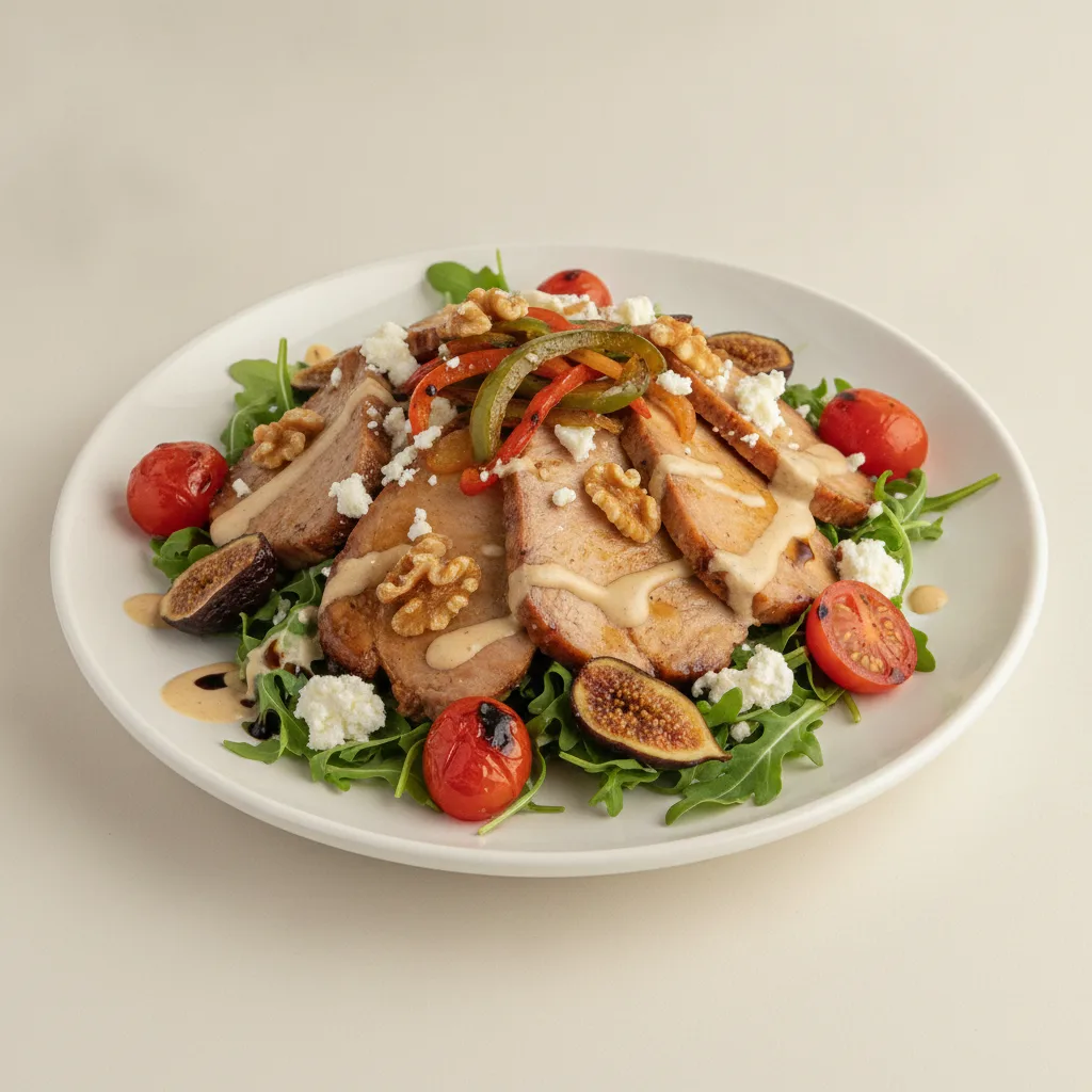 Pork Feta Fig Salad Pork Feta Fig Salad
