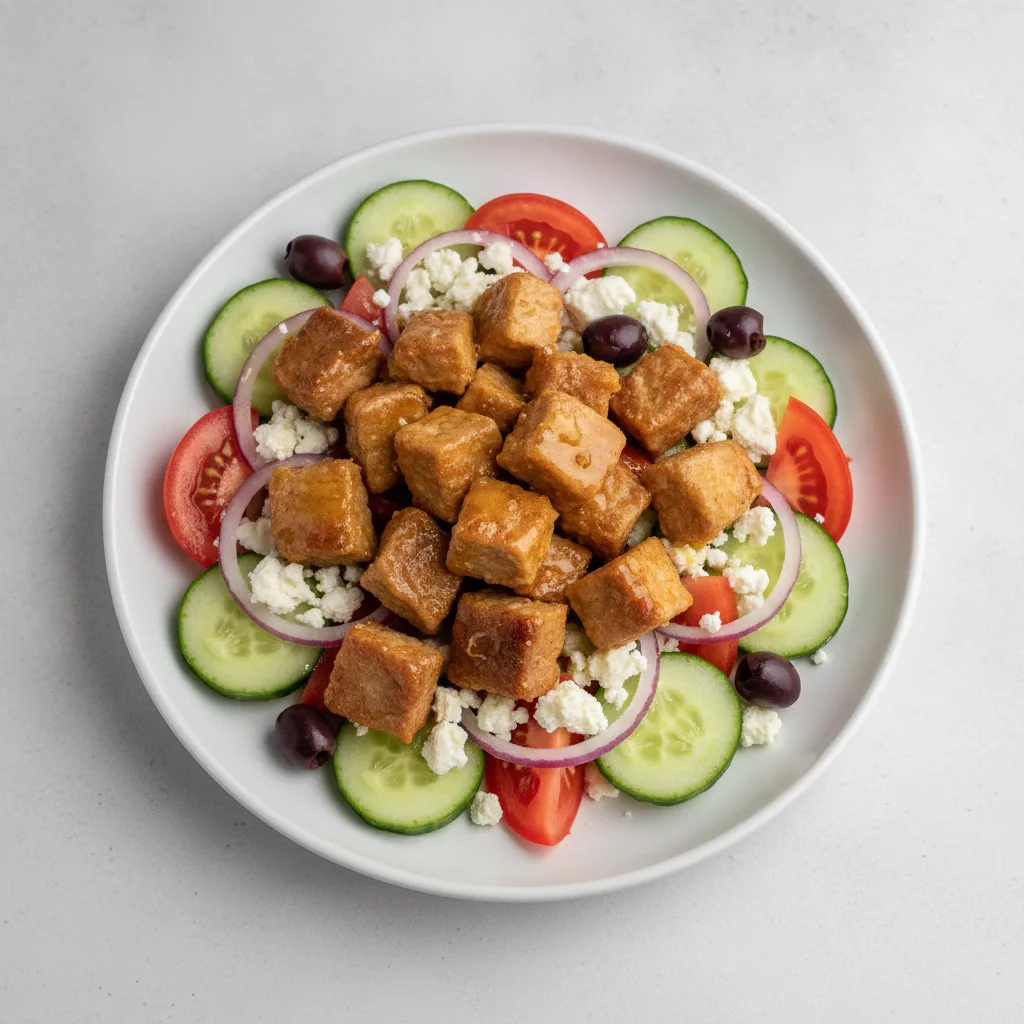 Pork Greek Salad Pork Greek Salad