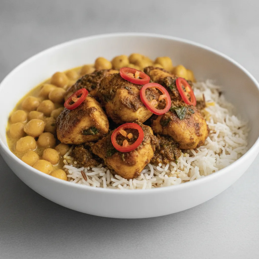 Spicy Curry Leaf Chicken Bowl Spicy Curry Leaf Chicken Bowl