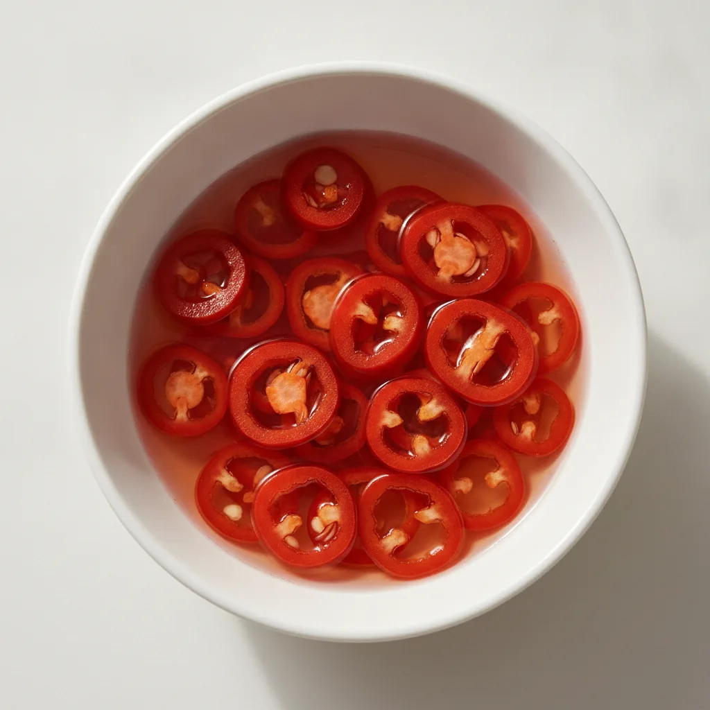 Pickled Fresno Chilies (BYO Bowl Bar) Pickled Fresno Chilies (BYO Bowl Bar)