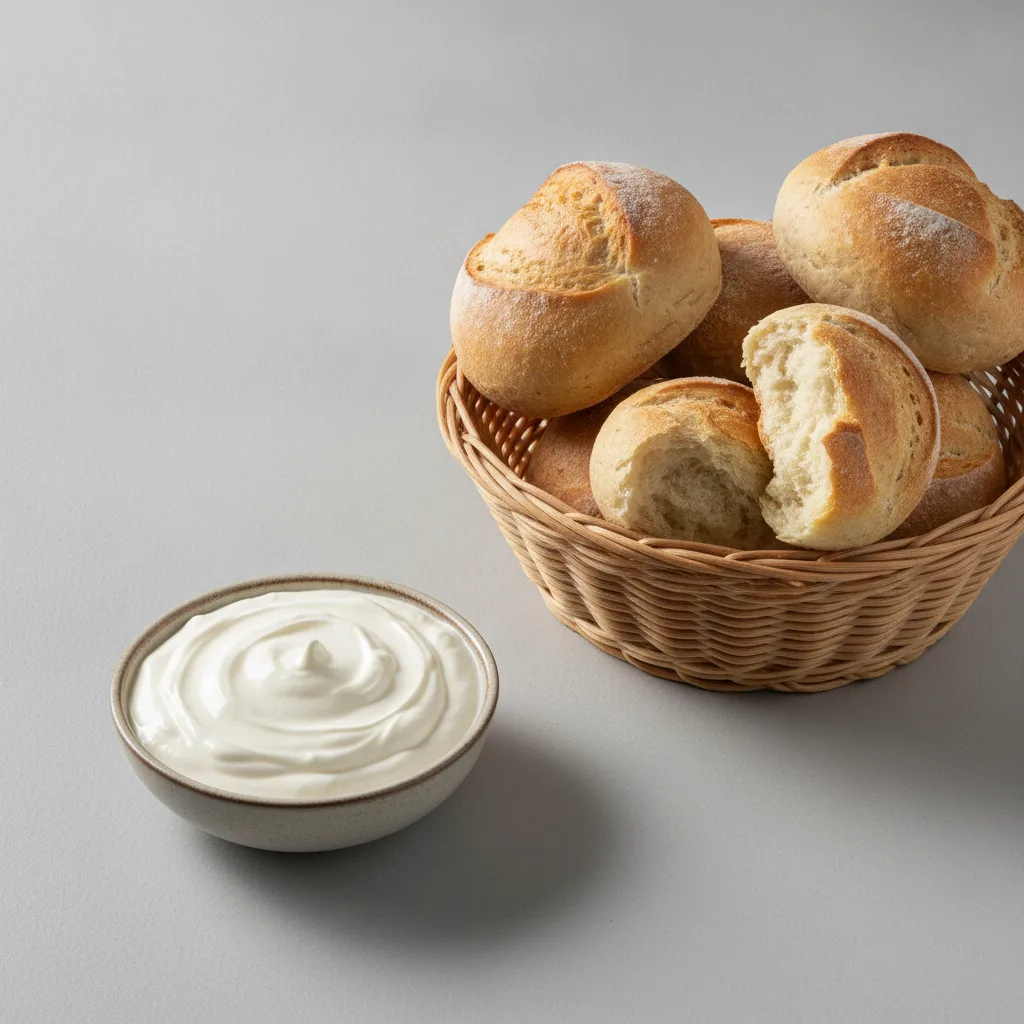 2 Add-Ons - Sour Cream / Extra Bread Basket 2 Add-Ons - Sour Cream / Extra Bread Basket