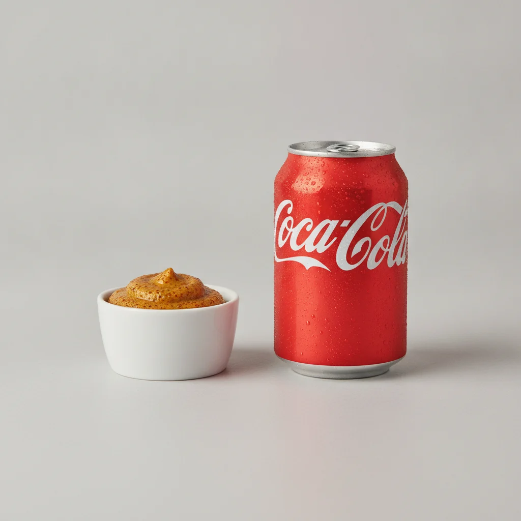 2 Add-Ons - Spicy Mustard / Coca-Cola 2 Add-Ons - Spicy Mustard / Coca-Cola