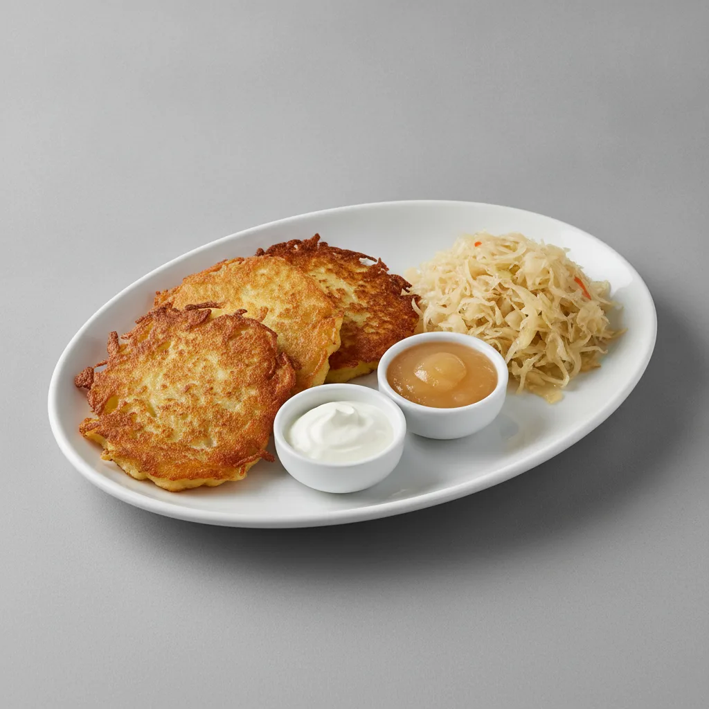 2 Sides - Potato Pancakes / Sauerkraut Tray 2 Sides - Potato Pancakes / Sauerkraut Tray