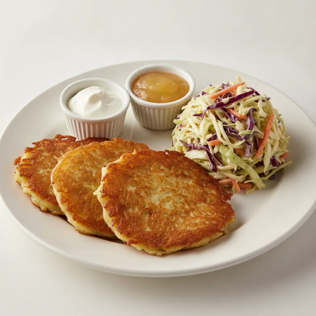2 Sides - Potato Pancakes / Coleslaw 2 Sides - Potato Pancakes / Coleslaw