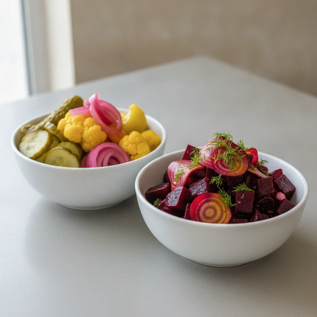 2 Sides - Pickle Tray / Beet Salad 2 Sides - Pickle Tray / Beet Salad