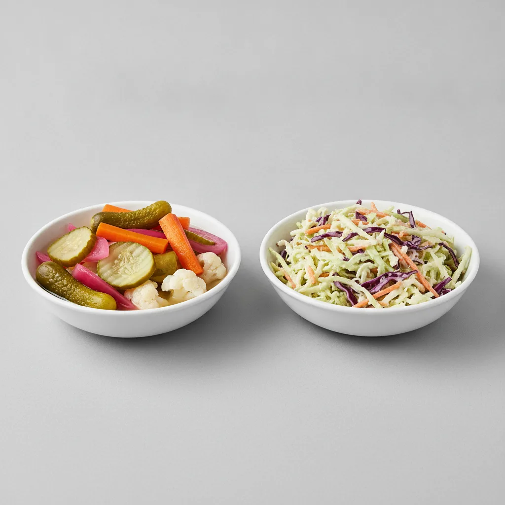 2 Sides - Pickle Tray / Coleslaw 2 Sides - Pickle Tray / Coleslaw