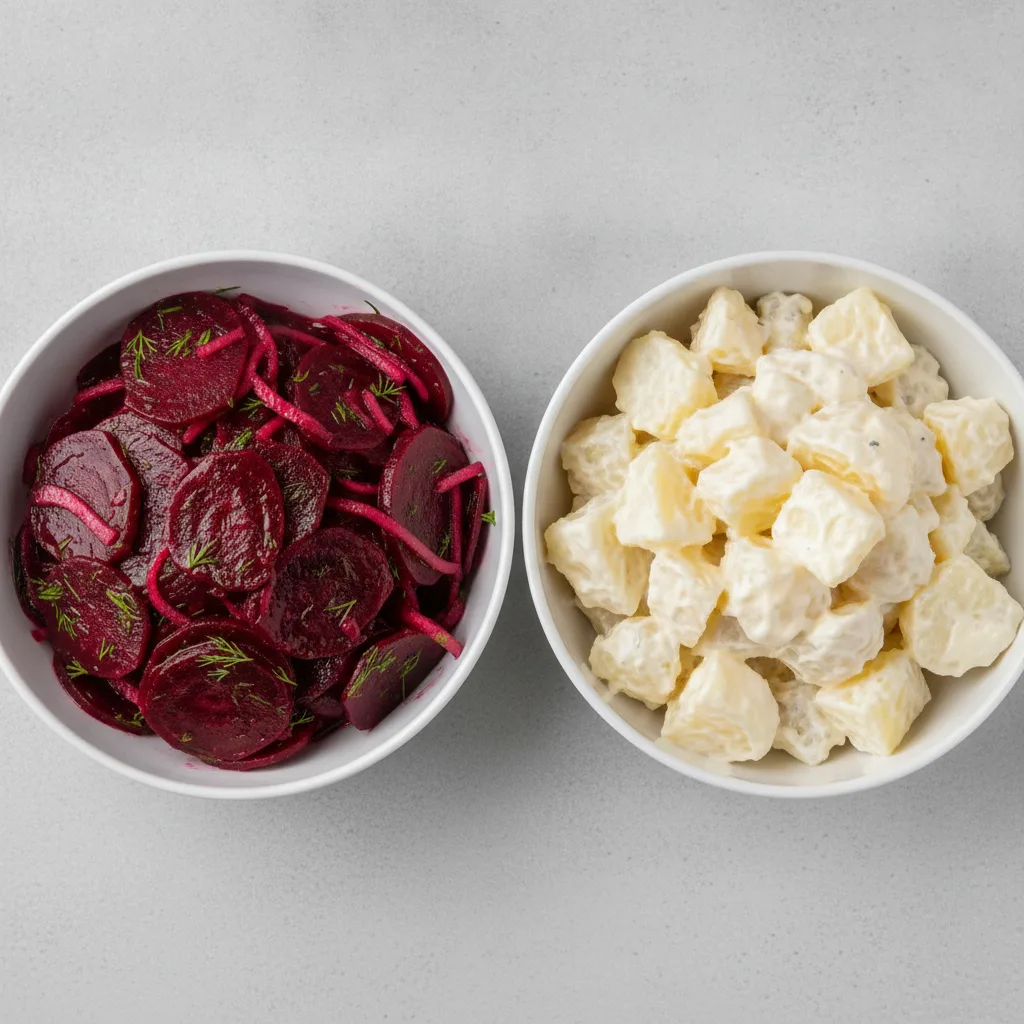 2 Sides - Beet Salad / Potato Salad 2 Sides - Beet Salad / Potato Salad