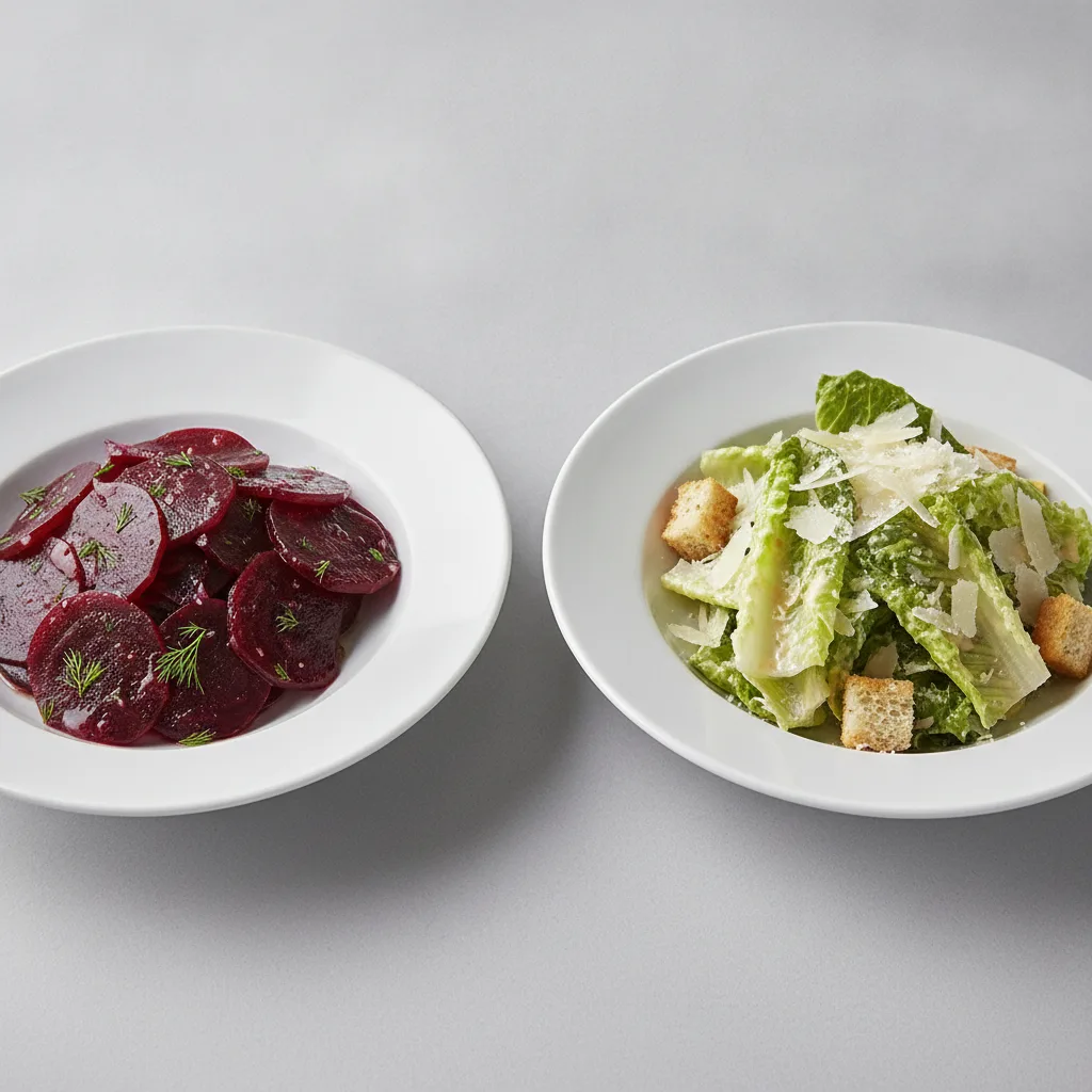 2 Sides - Beet Salad / Caesar Salad 2 Sides - Beet Salad / Caesar Salad