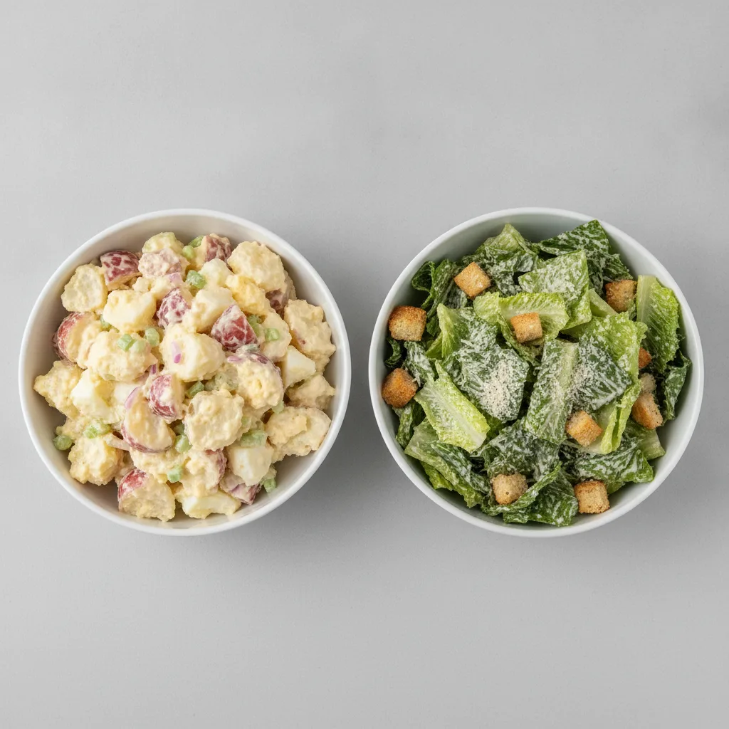 2 Sides - Potato Salad / Caesar Salad 2 Sides - Potato Salad / Caesar Salad