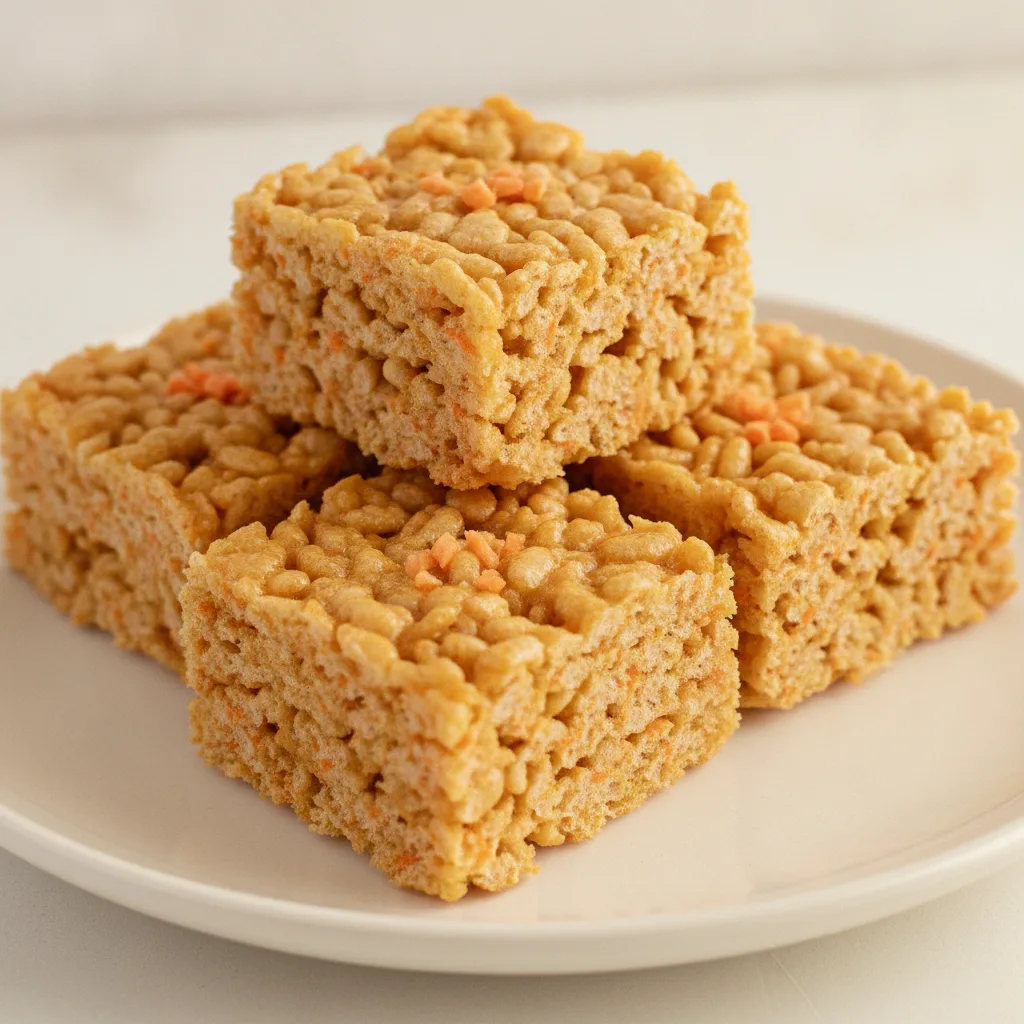 Carrot Rice Crispy Treats Carrot Rice Crispy Treats